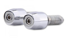 Load image into Gallery viewer, HIGHSIDER 161-030 Handlebar Bar Ends, Chrome Plated, Universal with Adapter
