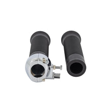 Load image into Gallery viewer, Rubber Riffle 1 inch (25mm) Grips with Throttle Assembly Universal fits - Highway Hawk H45-006
