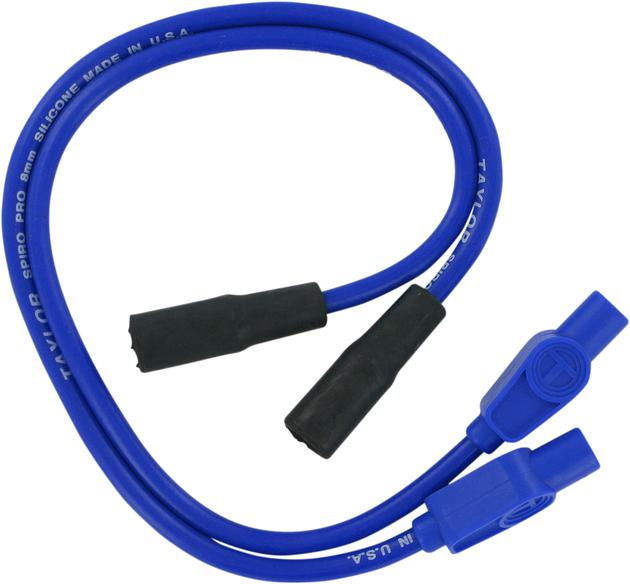 Taylor Ignition Leads Spark Plug Wires Blue for Harley-Davidson Sportster 2004-06