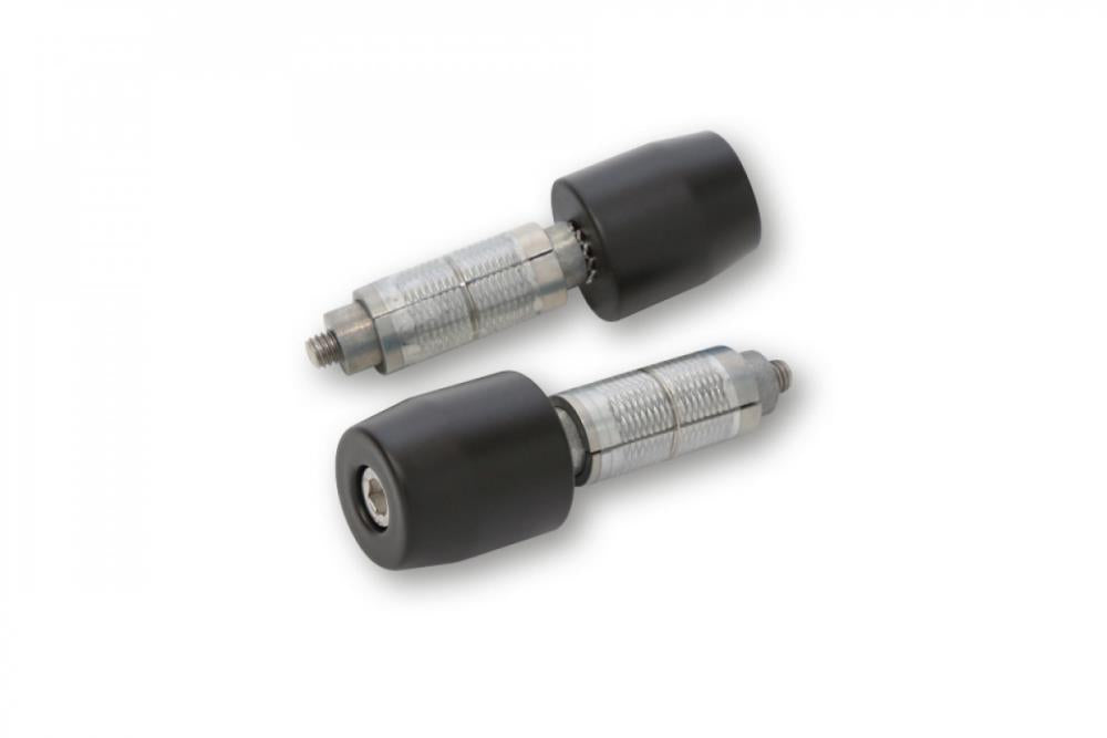 HIGHSIDER 161-031 Handlebar Bar Ends, Black, Universal with Adapter ...