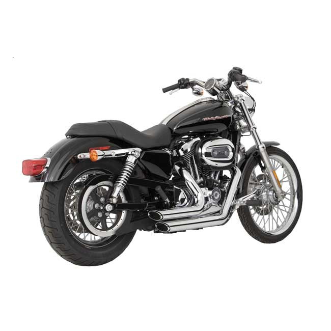 Vance & Hines Shortshots Staggered Exhaust Chrome 2004-2013 Sportster