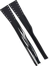 Load image into Gallery viewer, Fringed Leather Lever Covers 30cm 12 inch Long Tassels Fringe fits Harley-Davidson - Drag Specialties DS243063

