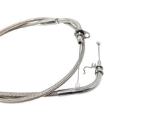 Load image into Gallery viewer, Braided Throttle Cable for Kawasaki VN900 Vulcan Custom +15cm Longer Than Stock - Highway Hawk H20-02401

