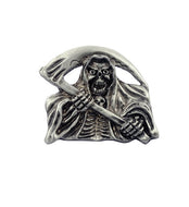 Grim Reaper + Scythe Emblem Tank/Fender/Bag Decoration - Small - Highway Hawk H01-323