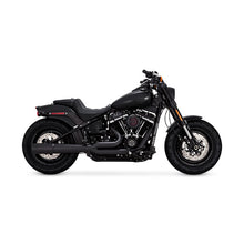 Load image into Gallery viewer, Vance &amp; Hines 47387 PCX Black Pro Pipe 2-into-1 Exhaust fits Harley-Davidson 2018 up Softail
