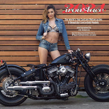 Load image into Gallery viewer, IRON &amp; LACE 2024 CALENDAR - Custom Bikes and Sexy Centerfold Models
