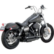 Vance & Hines 47327 PCX Black Shortshots Staggered Exhaust fits Harley-Davidson 2012-2017 Dyna