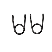 Load image into Gallery viewer, 2 in Black Scissor (Torsion) Solo Seat Springs (Pair) for Chopper/Bobber - Highway Hawk H53-205B
