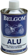 Load image into Gallery viewer, Belgom Alu Aluminium Alloy Metal Liquid Polish plus Lint Free Polishing Cloth - 250ml
