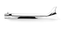 Load image into Gallery viewer, Exhaust Muffler Fishtail Chrome 55cm Long fits up to 45mm (1-3/4 in.) header pipes
