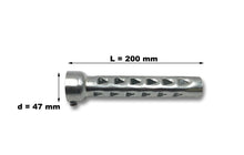 Load image into Gallery viewer, Long 8 inch Exhaust Baffle fits 50mm/2 in Drag Pipe Silencer
