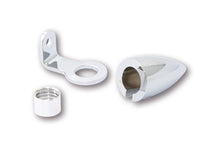 Load image into Gallery viewer, HIGHSIDER 203-216013 LED Micro Turn Signal "MONO BULLET SHORT" with Holder - Chrome
