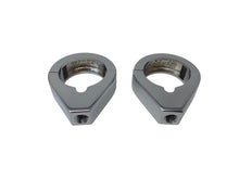 Load image into Gallery viewer, Turn Signal Relocation Clamps (2) - 41mm Forks, 10mm Thread - Highway Hawk H68-622
