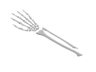 Chrome 3-D Sticker Decals Skeleton Arm (Pair) - Highway Hawk H51-39974