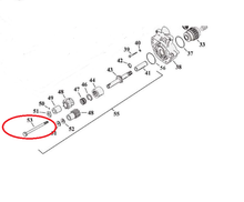 Load image into Gallery viewer, Starter Jackshaft Gear Bolt 1/4 inch -20 UNC x 137mm Long for Harley-Davidson 1989-93 - Motorcycle Storehouse 926165
