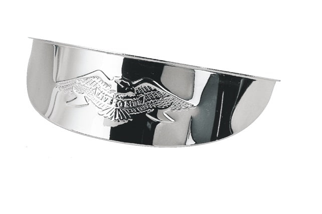 Chrome Plated Steel Live To Ride Eagle Visor for 7 inch Motorcycle Headlight