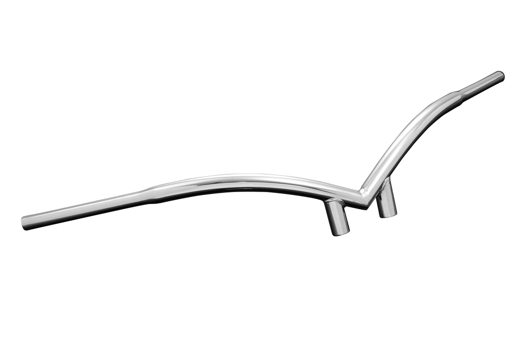 Fat 1-1/4 in. (32mm) Banana T-Bar Handlebars, Chrome fits Harley-Davidson - Highway Hawk H55-5317