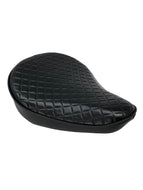 Diamond Stitch Solo Motorcycle Seat Old School Chopper Bobber - Highway Hawk H53-184