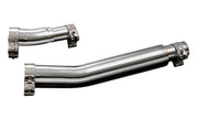 Exhaust Header Pipes - Steel for Suzuki VZ1600 Marauder & Kawasaki Mean Streak