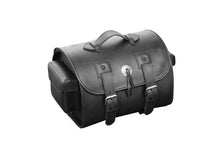 Load image into Gallery viewer, Motorcycle Suitcase TEK Leather Orlando Black
