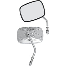 Load image into Gallery viewer, Chrome Live To Ride Rectangle Harley-Davidson Mirrors (Pair)
