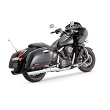 Load image into Gallery viewer, Vance &amp; Hines Twin Slash Round Slip-on Exhaust 09-16 Kawasaki VN1700 Nomad/Voyager
