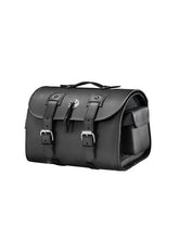 Load image into Gallery viewer, Motorcycle Suitcase Real Leather Orlando Black
