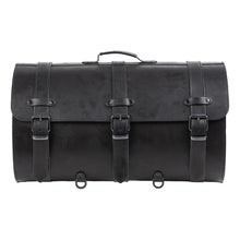 Load image into Gallery viewer, Motorcycle Suitcase 67 Ltr Real Leather Extra Large Black
