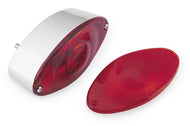 Replacement Red Lens For Cateye Taillight Rear Tail Light - Custom Chrome 19763