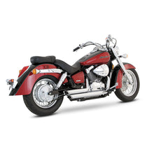Load image into Gallery viewer, Vance &amp; Hines Shortshots Staggered Exhaust 2004-2015 Honda VT750 - Chrome
