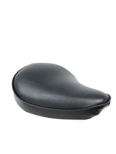 Load image into Gallery viewer, Black Retro Solo Motorcycle Seat Old School Chopper Bobber
