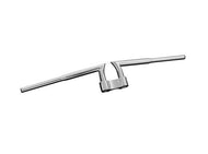 Fat 1-1/4 in. (32mm) Drag-Style Straight Adjustable Handlebars, Chrome fits Honda, Yamaha, Suzuki selected models - Highway Hawk H55-580