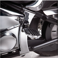 Chrome Swing Arm Frame Covers for Kawasaki VN900 Custom/Classic