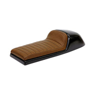 Seat Cafe Racer Classic Square Type Tuck 'n' Roll - Dark Brown