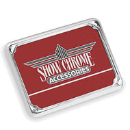 Chrome Licence/Number Plate Frame Trim Surround 8.4