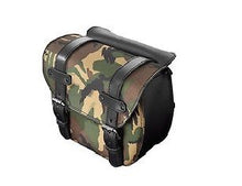 Load image into Gallery viewer, Saddlebag Luggage Set - Synthetic Leather with Camouflage Panels
