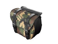 Saddlebag Luggage Set - Synthetic Leather with Camouflage Panels