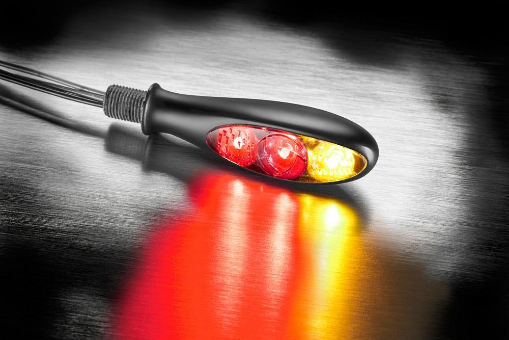 Kellermann 163100 Combi Turn- Brake- & Rear Light Micro S DF Dark Black