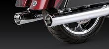 Load image into Gallery viewer, Vance &amp; Hines Monster Round Exhaust Chrome 1995-2016 Touring

