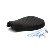 Solo Seat Classic Bobber Tuck n Roll Black + Mount Kit - Large - C-Racer HC53-171B