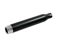 Muffler Rage Black / Chrome End-Cap 70mm Diameter