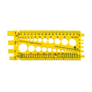 Nut, Bolt & Thread Sizer Gauge, Measuring Tool - Metric & Imperial Bolt Sizes - Motorcycle Storehouse 985236