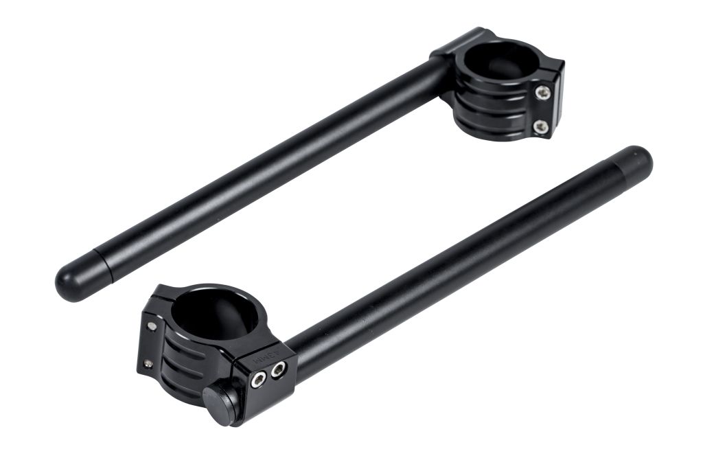 Handlebars Clip-on Black Aluminum 22mm (7/8'') - 37mm Forks - Highway Hawk HC55-0137