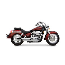 Load image into Gallery viewer, Vance &amp; Hines Shortshots Staggered Exhaust 2004-2015 Honda VT750 - Chrome
