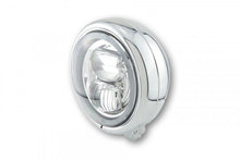 Load image into Gallery viewer, Highsider LED Headlight 5-3/4 inch &quot;PECOS TYPE 7 inch Bottom Mount - Chrome
