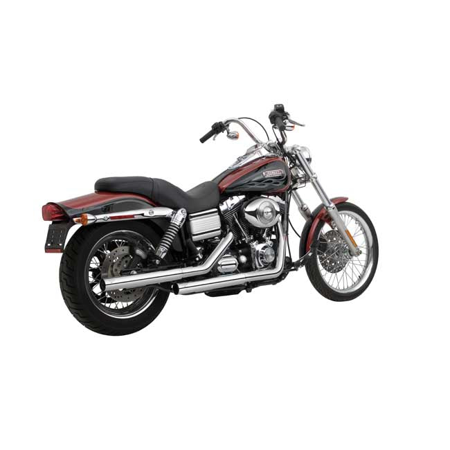 Vance & Hines Straightshots HS Slip-on Exhaust Chrome 1991-2016 Dyna