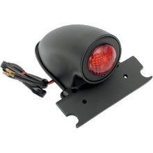Load image into Gallery viewer, Sparto Satin Black Rear Tail Light + Licence Holder Chopper Bobber
