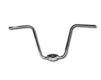 Fehling 18 inch Extra High Ape Hanger Handlebars with Wiring Dimples (Harley)