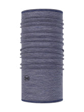 Load image into Gallery viewer, Merino Wool Thermal Buff Multifunctional Headwear Neck Tube Denim Multi-Stripes
