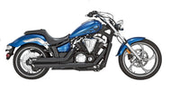 Vance & Hines Twin Slash Staggered Exhaust 2011-2015 Yamaha Styker